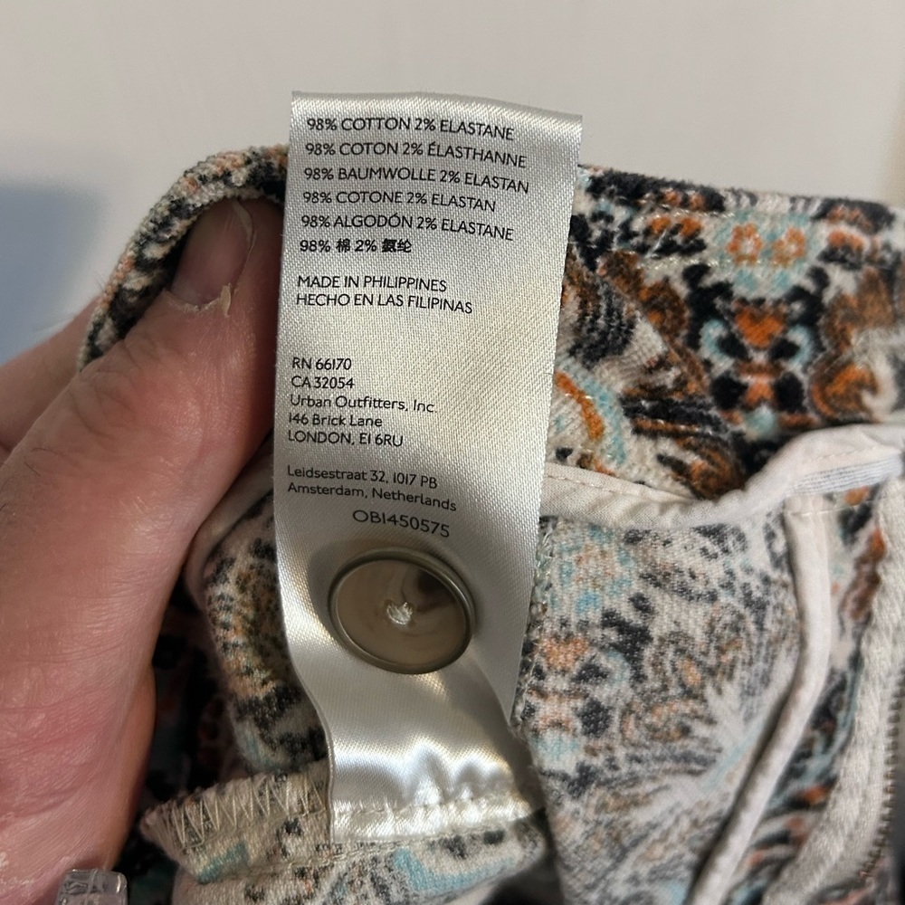 by Anthropologie Women’s corduroy Barrel pants Size 10 - Picture 8 of 9